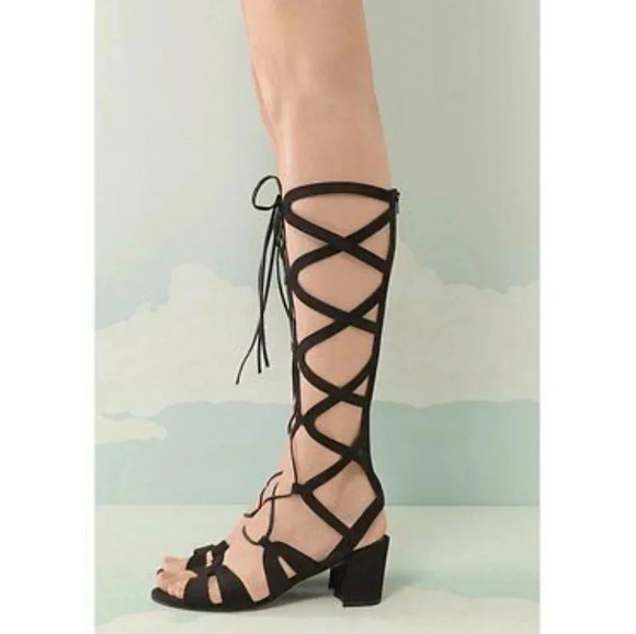 Stuart Weitzman Grecian Tall Gladiator Sandal Heel - Picture 7 of 11